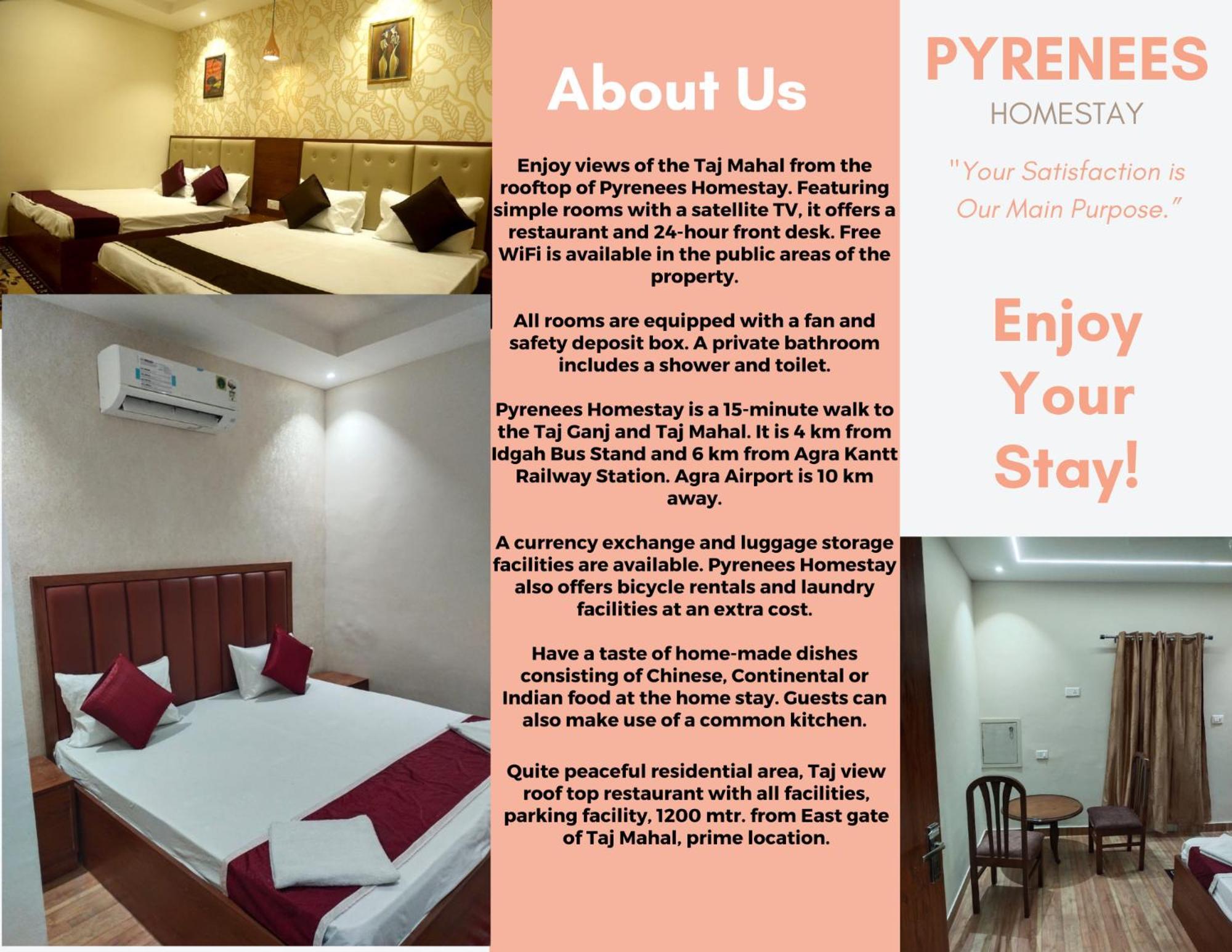Pyrenees Homestay Agra  Zewnętrze zdjęcie